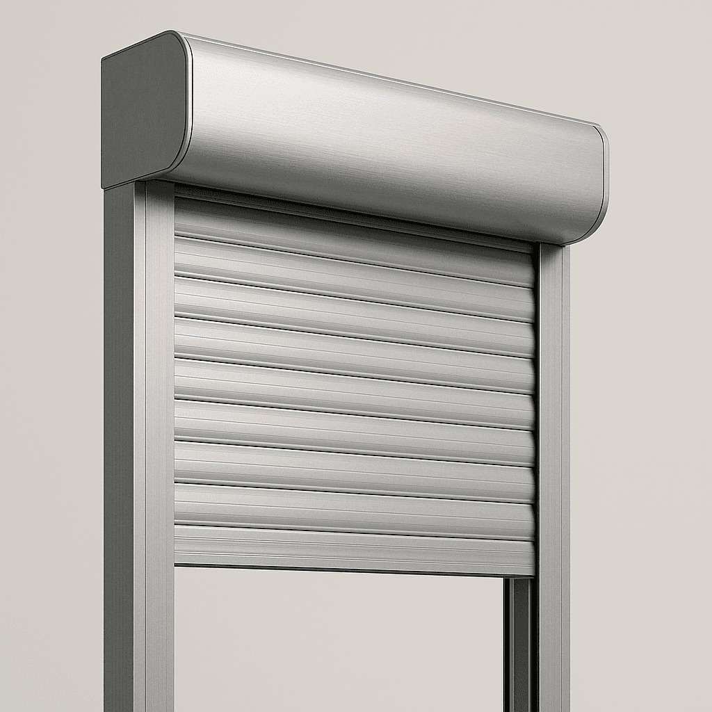 Nowoczesne rolety zewnętrzne na budynku